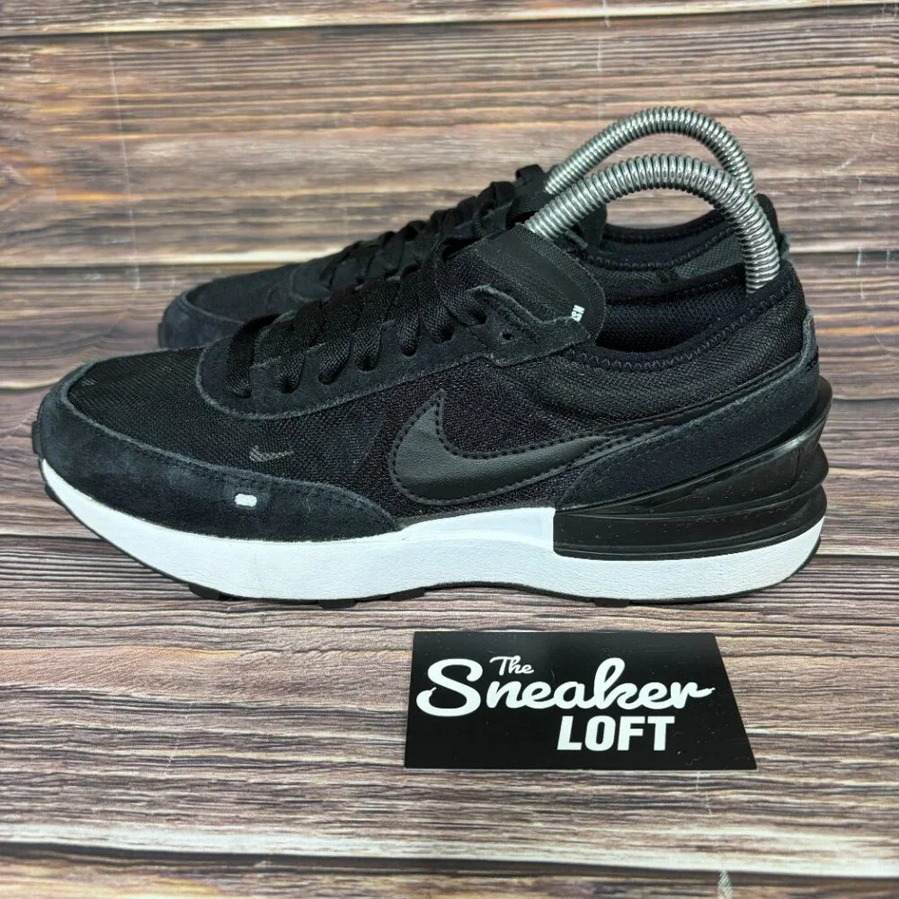 Nike Waffle One‎ Women's Black Athletic Shoes